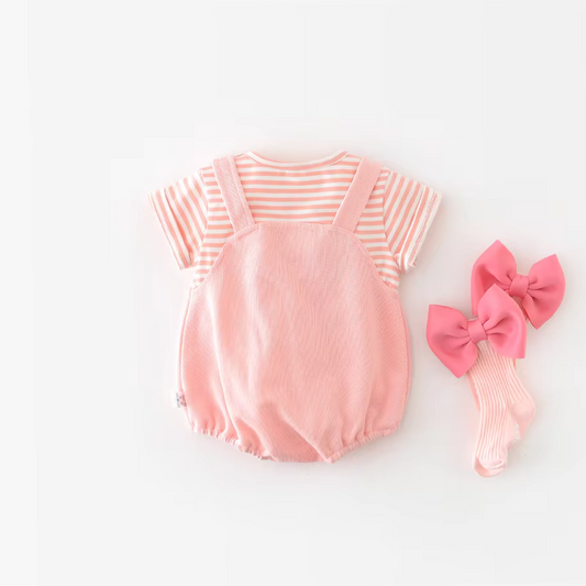 Cute Rabbit Romper for Baby Girls
