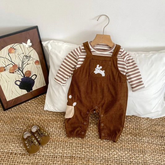 2-Piece Boys' Premium Corduroy Set – Stylish & Durable