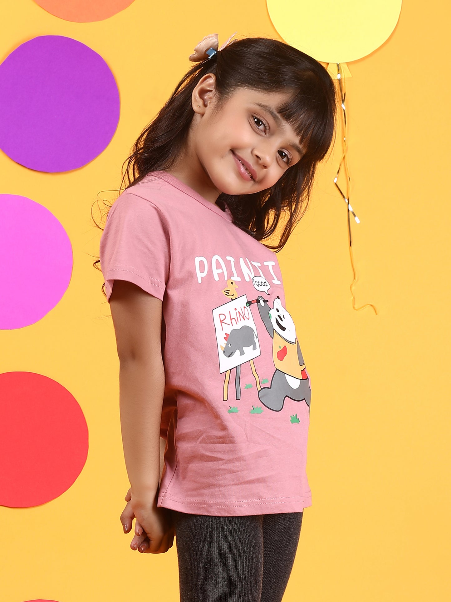 Girls' Painting Passion 100% Cotton T-Shirt