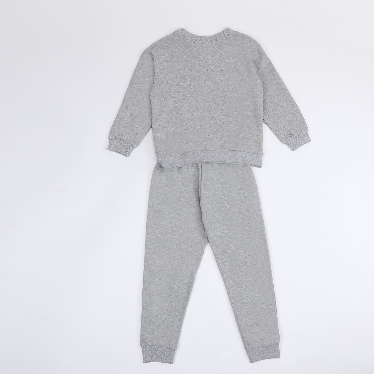 Kids Autumn Co-Ord Set - Grey with Panda Design