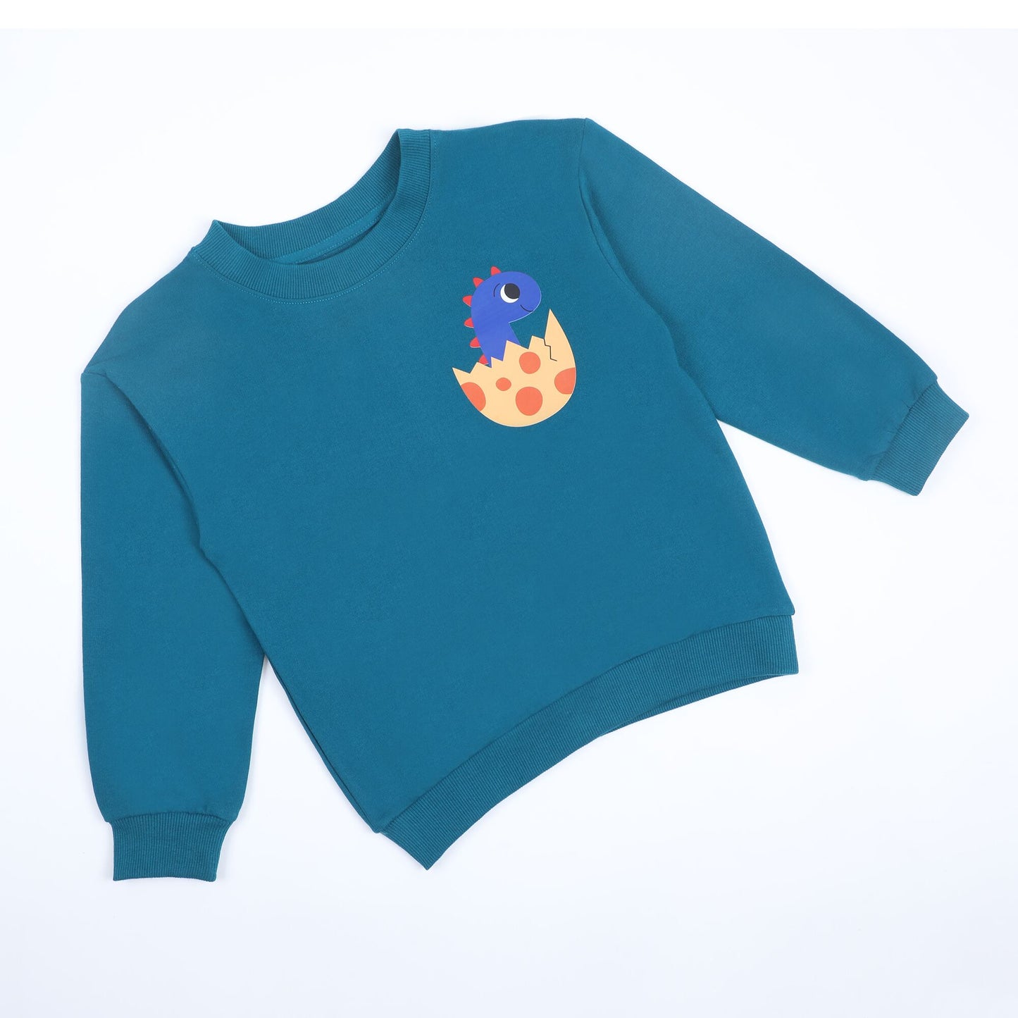 Kids' Co-Ord Set - Teal Blue Dino Print