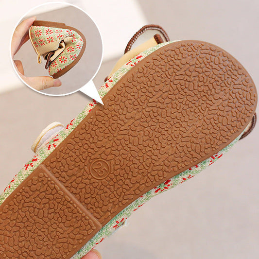 Close-up of a shoe sole with textured surface