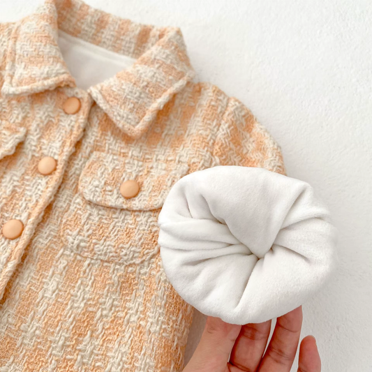 Miles Checkers Cozy Toddler Jacket