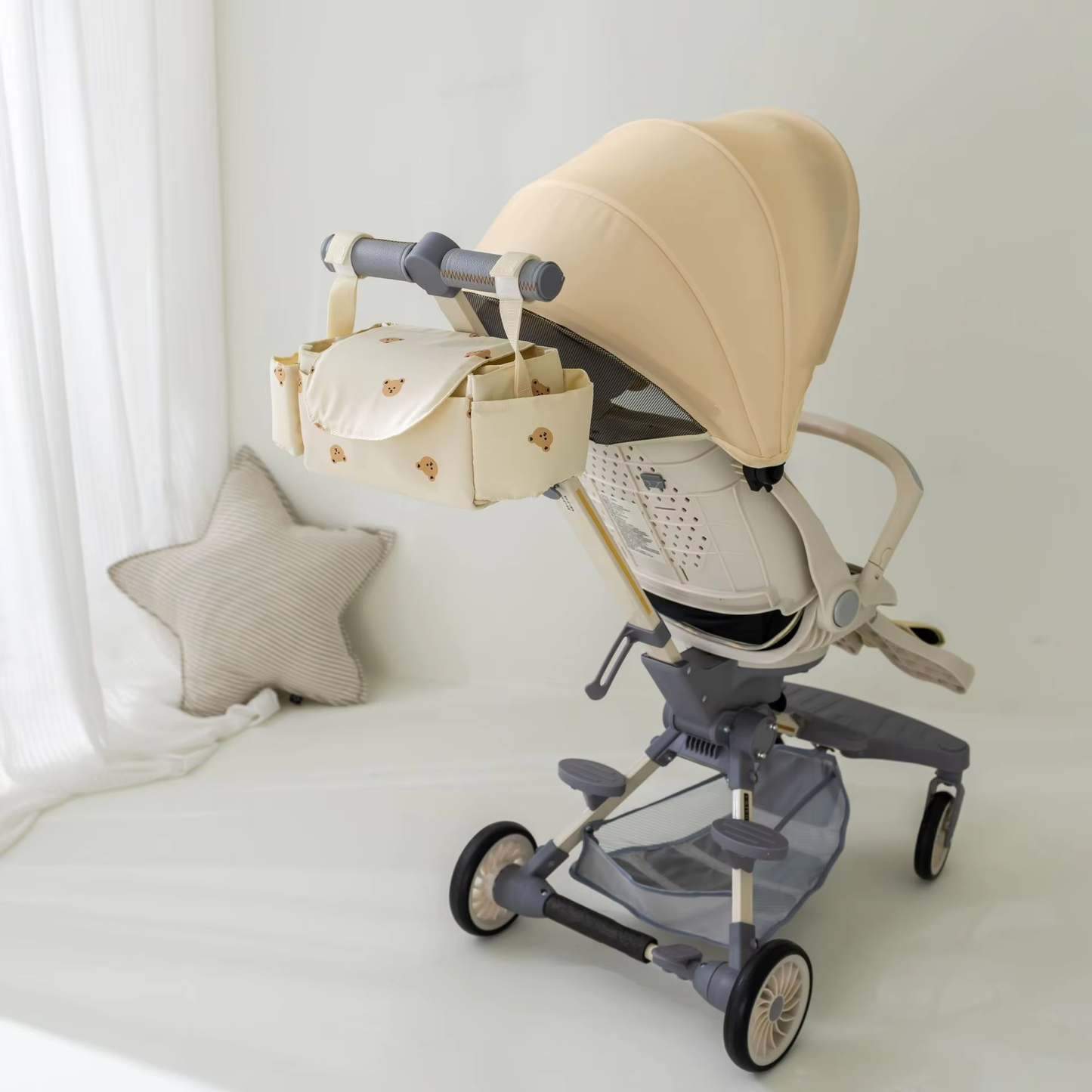Waterproof Stroller Hanging Bag - Teddy Bear