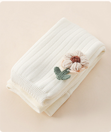 Winter Stockings for Girls - White