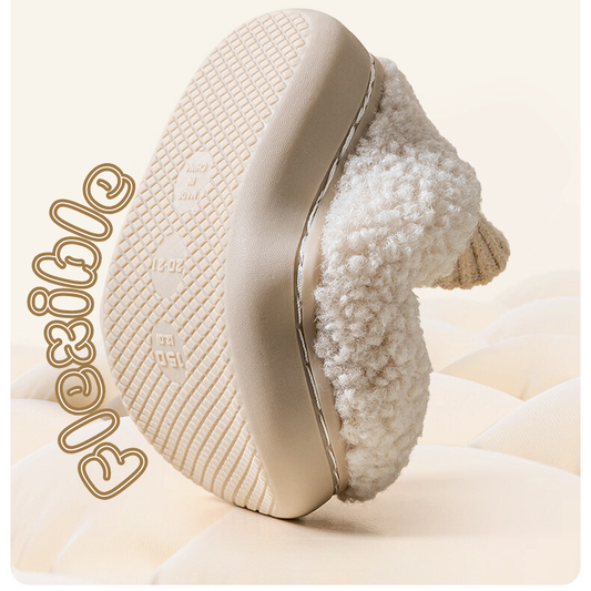 Cute Panda Toddler Booties Warm Anti-Slip Flexible Sole