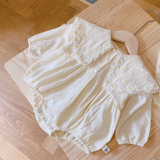 Little Daisy - Premium Baby Girl Romper with cap