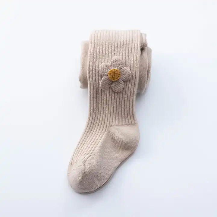 Little Girls' Stylish & Snug Stockings - Beige