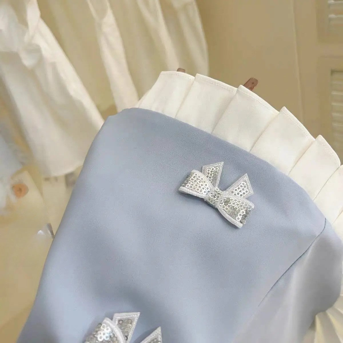 Glitter Bows Shift Dress