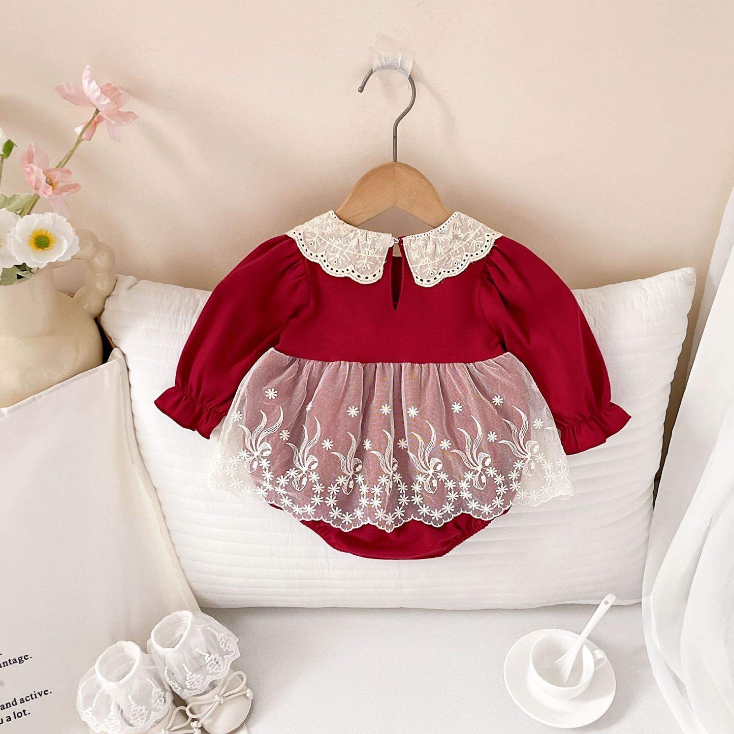 Diva's Red Lace Party Dress