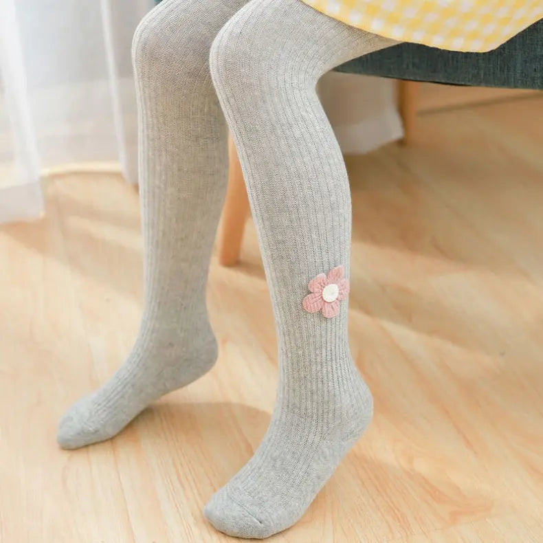 Little Girls' Stylish & Comfortable Stockings - Grey