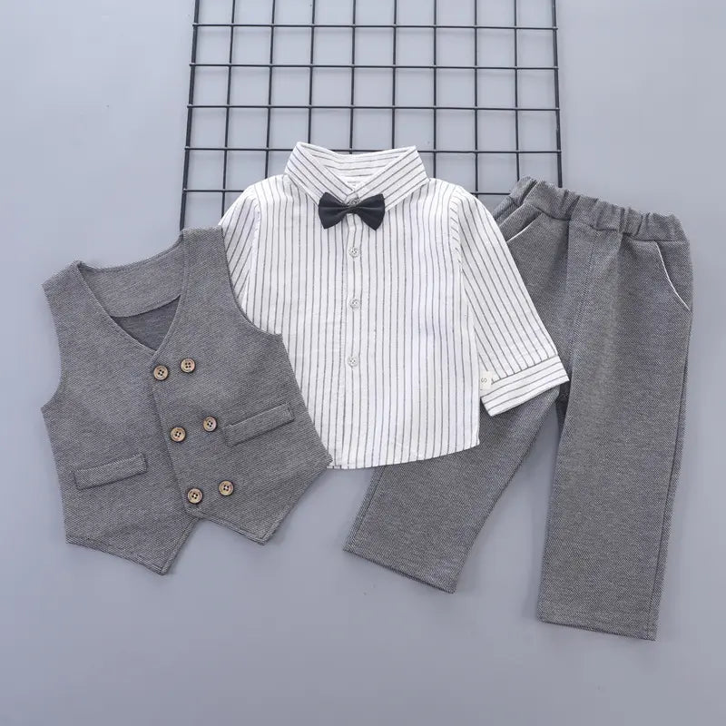 Stylish 3-Piece Baby Boys’ Suit