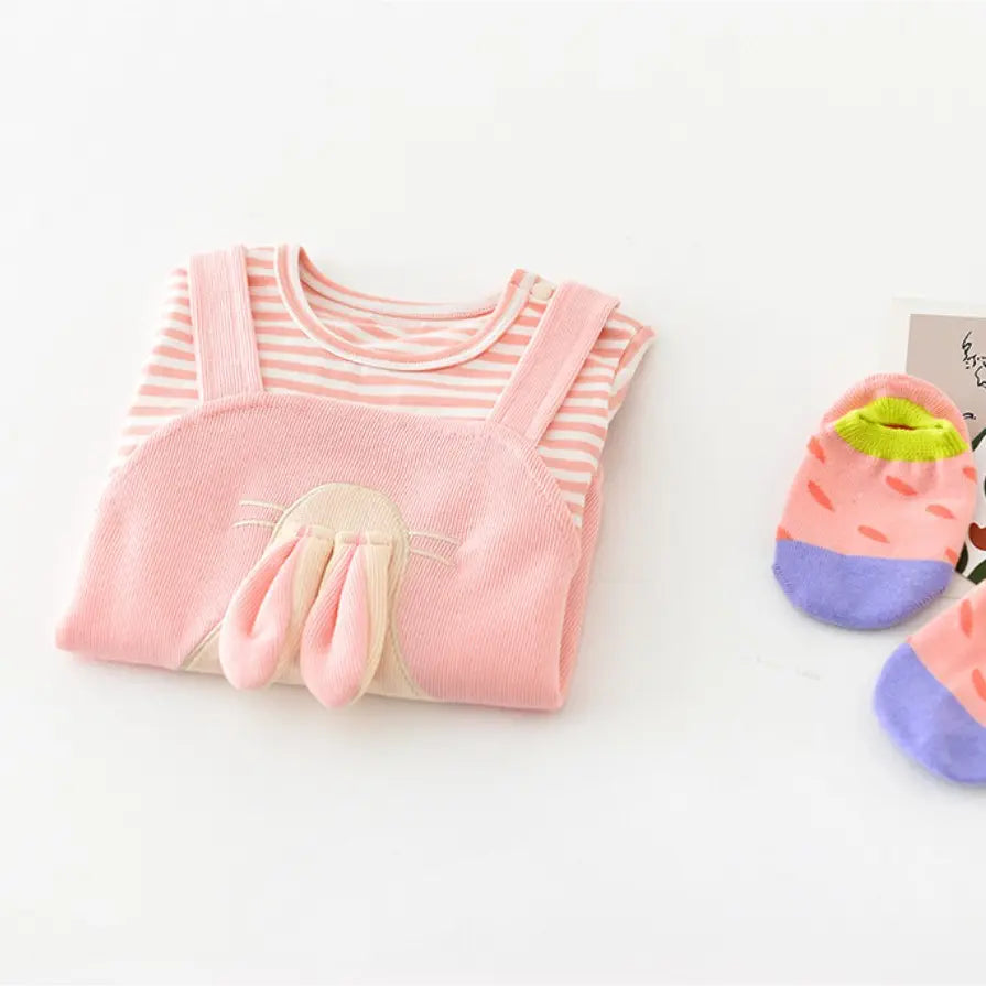 Cute Rabbit Romper for Baby Girls