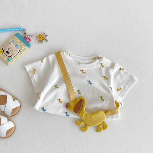Cute Dog Theme Romper for Babies