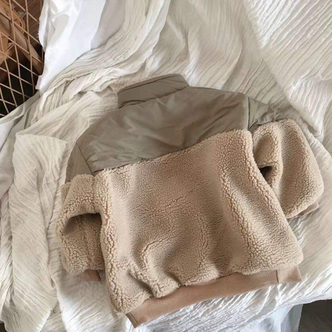 Plush Premium Lamb Wool Baby Jacket | Warm Unisex Winter Jacket