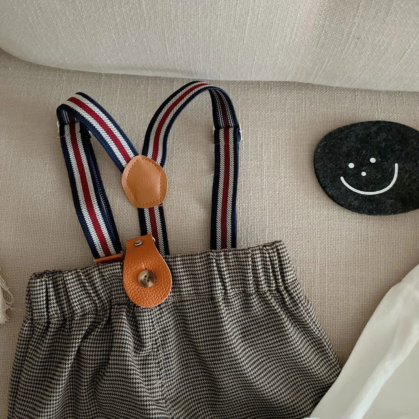 2 Piece Boys’ Party Wear Set with Suspenders