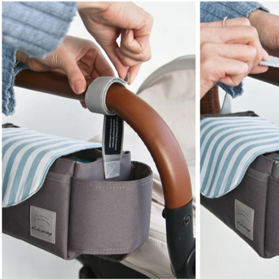 Waterproof Stroller Hanging Bag - Stripped