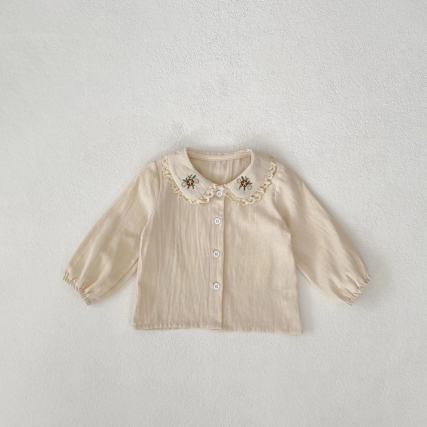 Fiona Autumn Baby Girl Embroidered Dress- 2-Piece Set