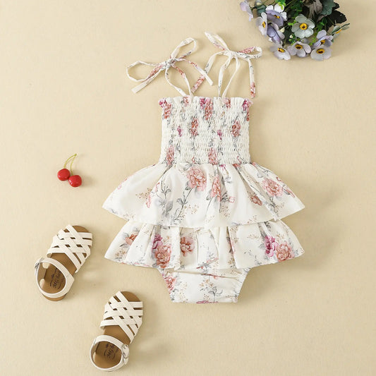 Summer Floral Dress for Baby Girls