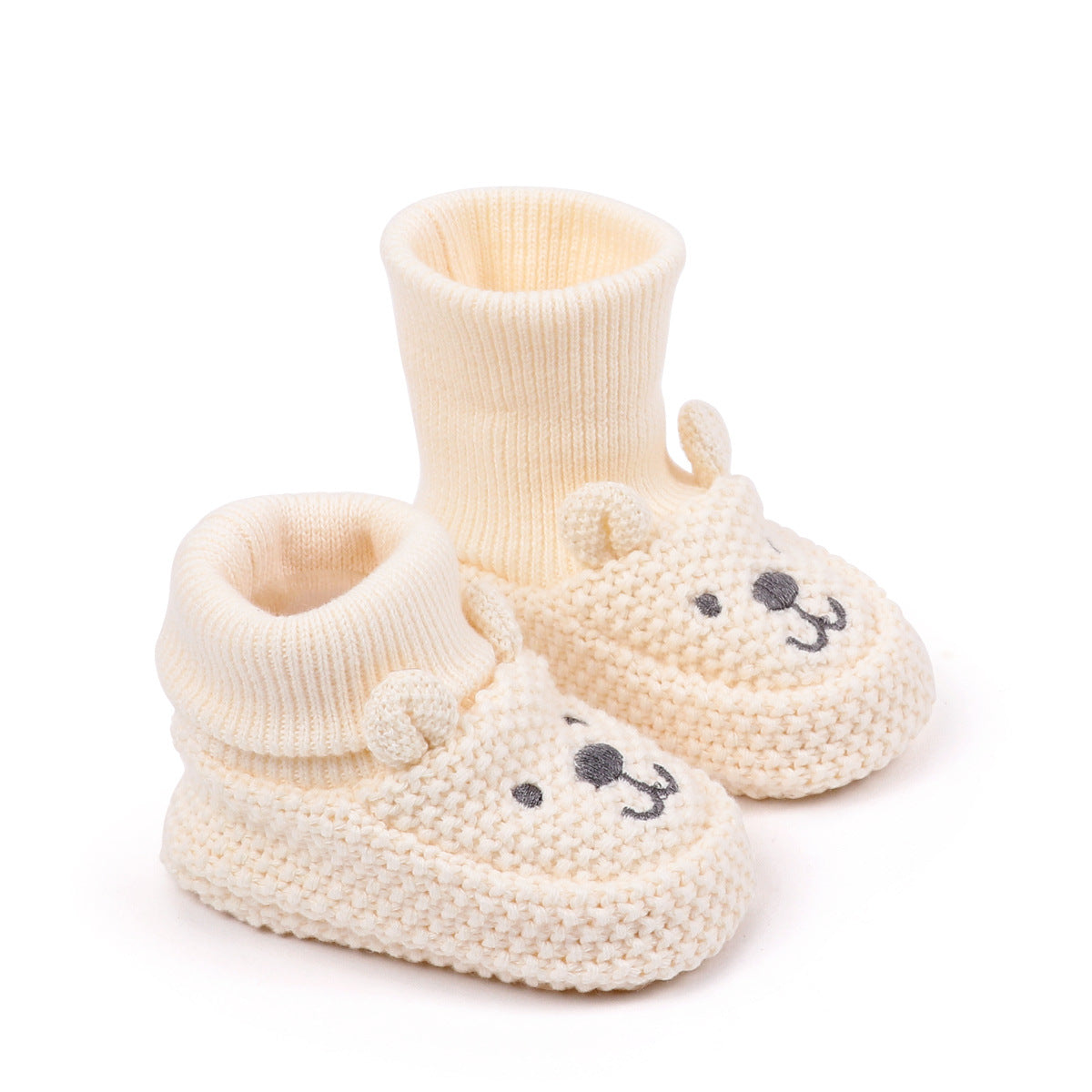 Little Lamb Knit Baby Booties