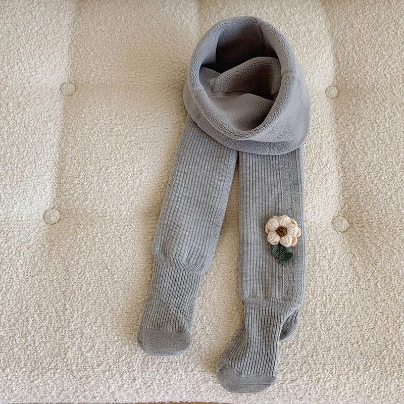 Winter Stockings for Girls - Grey