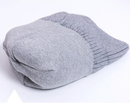 Double Fur Ball Baby Beanie Hat with Cute Bow