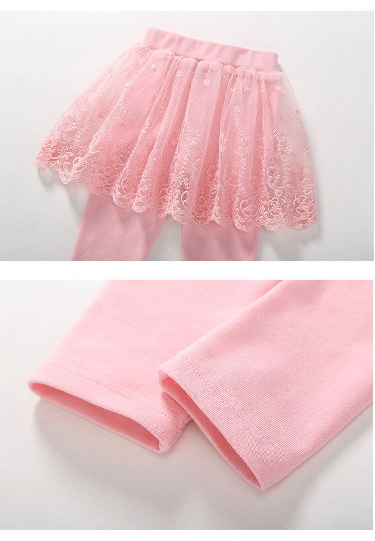 Princess Skirt Leggings - Pink