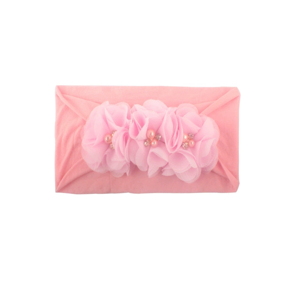 Elegant Chiffon Flowers Hairband