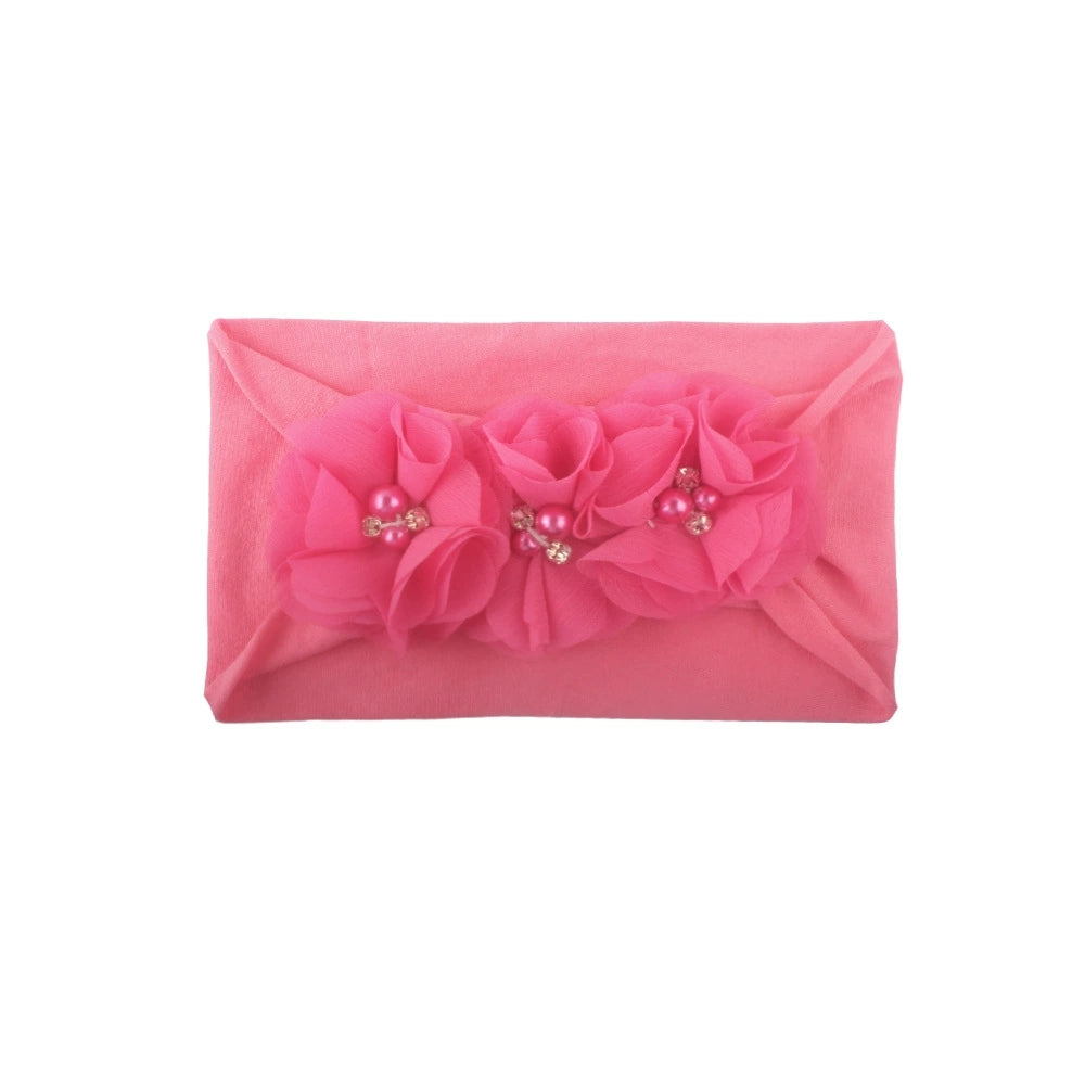 Elegant Chiffon Flowers Hairband