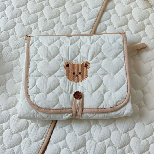Foldable Travel-Friendly Baby Diaper Mat – Teddy