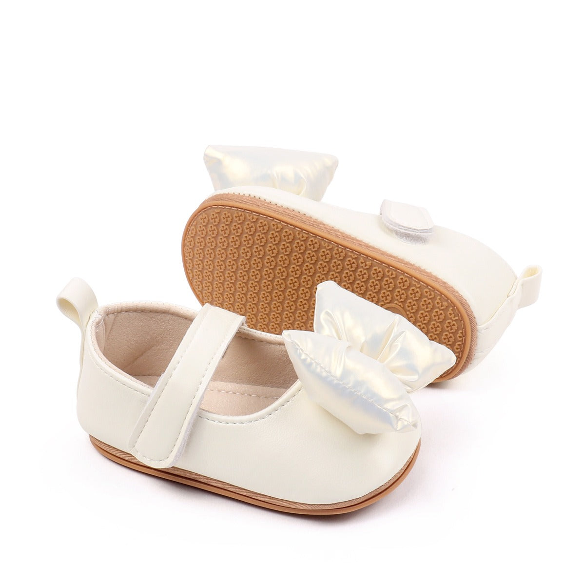 Princess Puff Bow Baby Girl Shoes