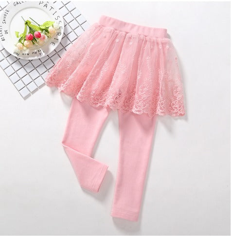 Princess Skirt Leggings - Pink