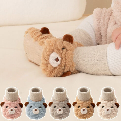 Lamb Fleece Baby Socks Shoes for Winters – Non-Slip & Cozy