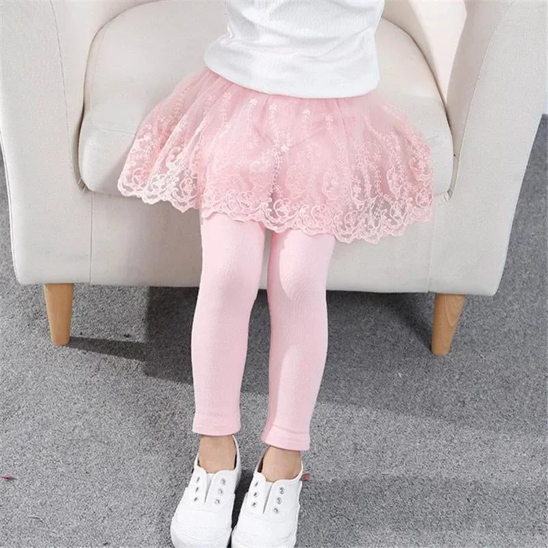 Princess Skirt Leggings Pink