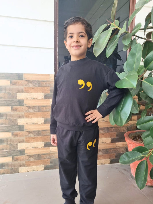 Kids Co-Ord Set -  Black