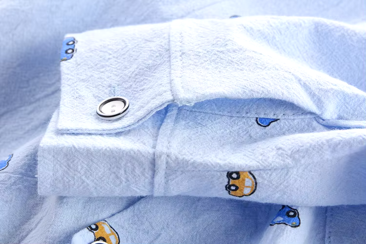 2-Piece Boys’ Clothing Set with Car Print- Blue