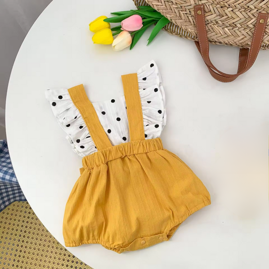 Polka Dot Baby Bodysuit - Ultimate Comfort & Adorable Design