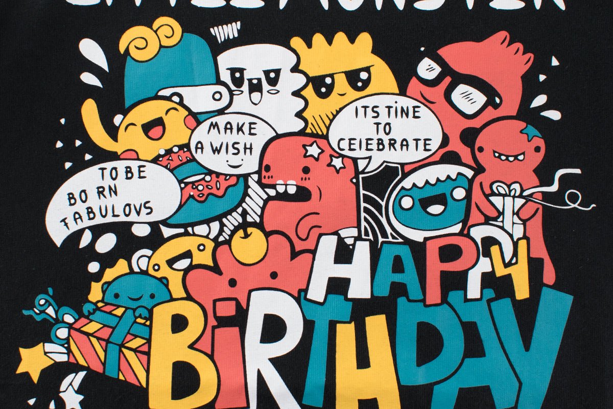 Happy Birthday Kids T-Shirt: Celebrate in Style with Pure Comfort - Crazy Toes ®