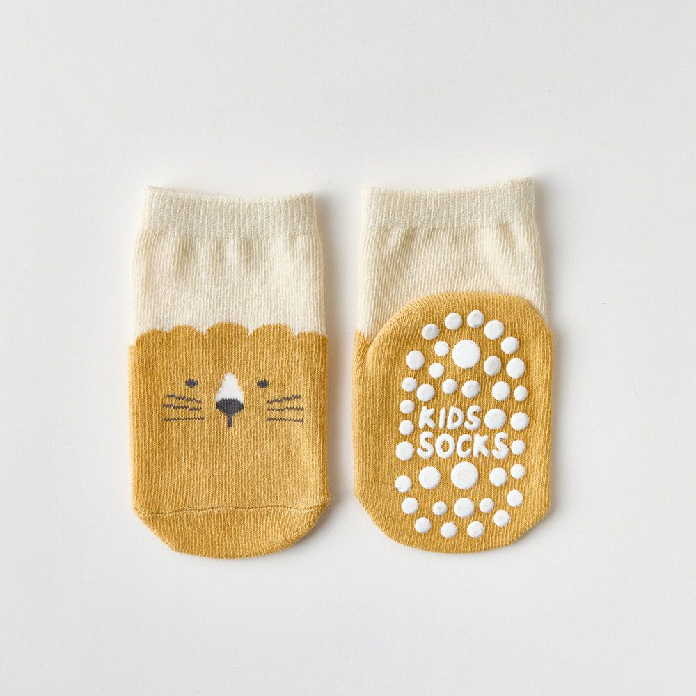 Premium Cotton Anti Skid Kids Socks Non Slip Grip for Active Childre Crazy Toes