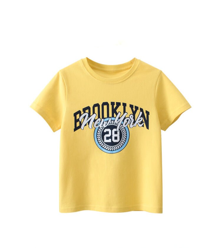 Printed Unisex T-Shirt for kids - Brooklyn Fashion - Crazy Toes ®