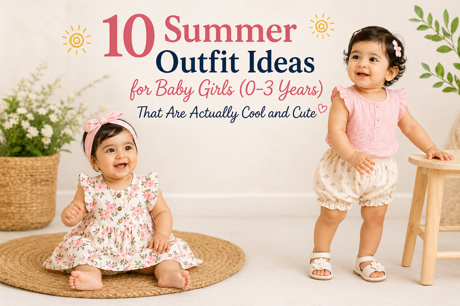 10 Summer Outfit Ideas for Baby Girls (0–3 Years) That Are Actually Cool and Cute