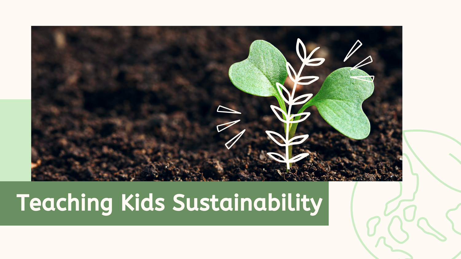 Parent and child planting a tree