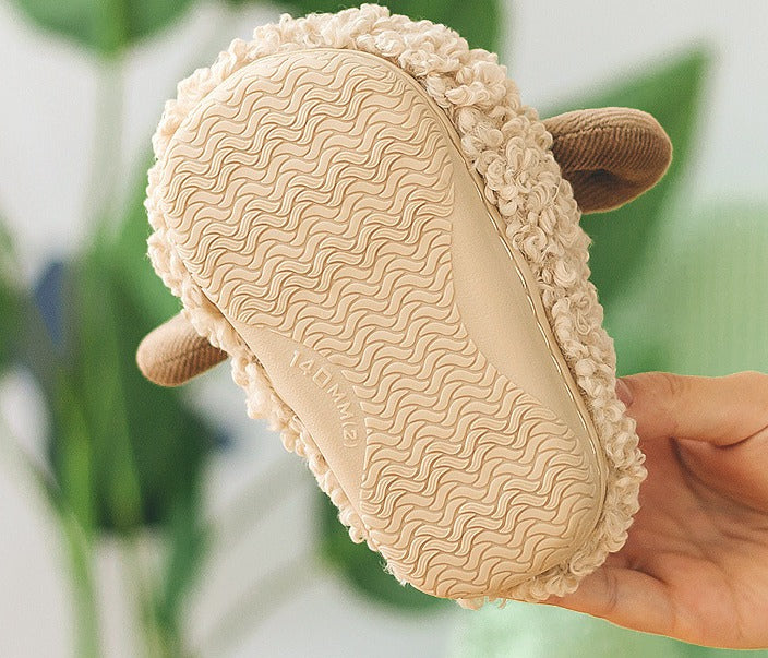 Cute Winter Lamb Shoes for Toddlers - Soft & Safe