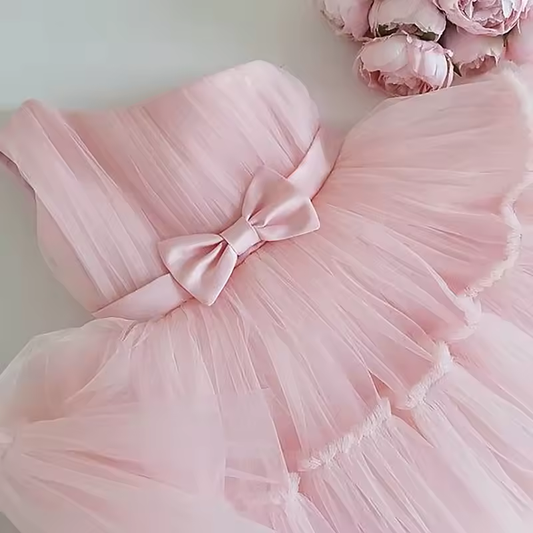 Elegant Fluffy Off Shoulder Princess Dress