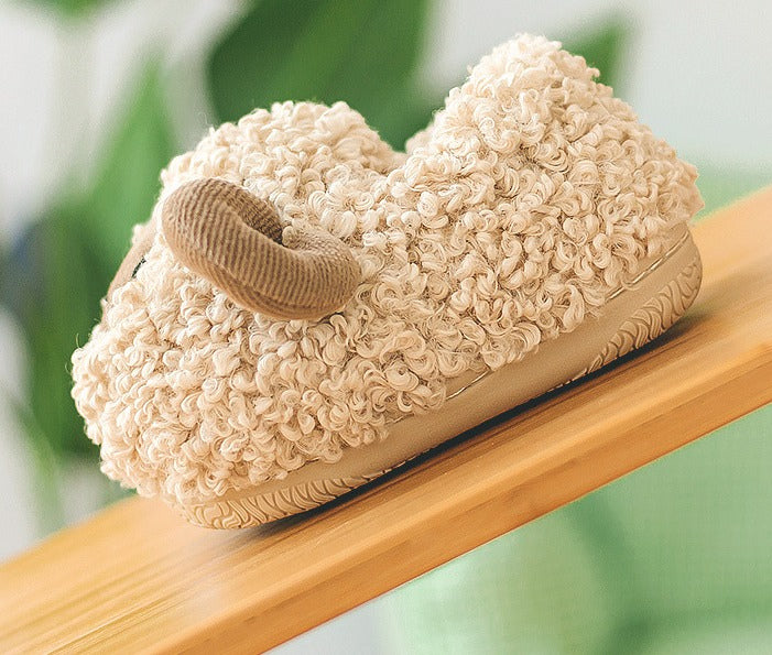 Cute Winter Lamb Shoes for Toddlers - Soft & Safe