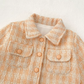 Miles Checkers Cozy Toddler Jacket