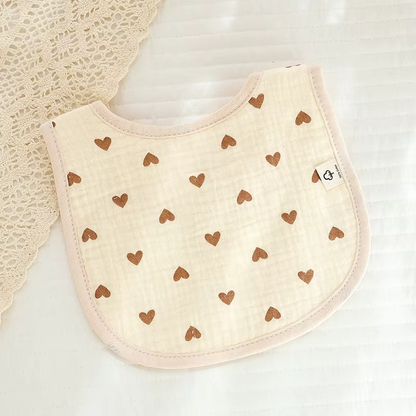 Soft Touch Muslin Baby Bib - 6 Layer Cotton, RashFree