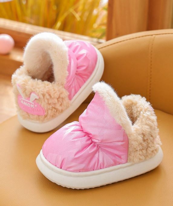 Cute Pink Toddler Winter Shoes -Extremely warm