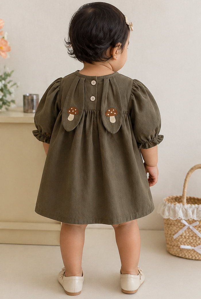Bunny Ears Baby Girl Dress