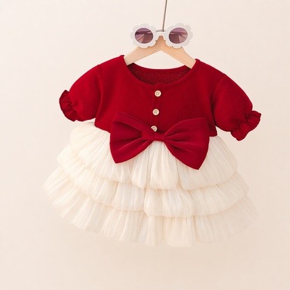 Scarlet Puff Red Princess Dress
